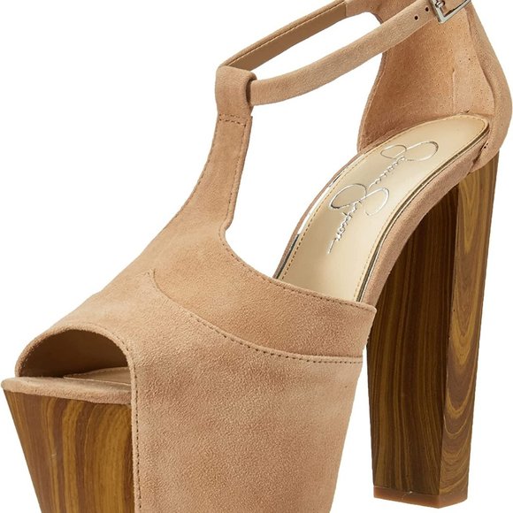 COPY - Jessica Simpson Dany Platforms ~~ICONIC~~ in real Suede Rare size 12 ~~H… - Picture 2 of 8